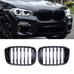 S-Dizayn Bmw X4 G02 Ön Panjur Böbrek Parlak Siyah Piano Black Düz Model 2018 Üzeri