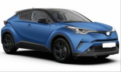 Toyota C-Hr Uyumlu 2016-2019 Ayna Kapağı Piano Black