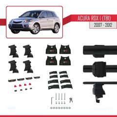 Acura RDX I (TB1) 2007-2012 Arası ile uyumlu ACE-4 Ara Atkı Tavan Barı SİYAH