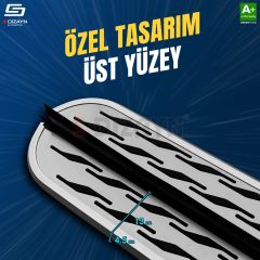 S-Dizayn Audi Q3 8U OEM Still Pro V2 Aluminyum Yan Basamak 173 Cm 2011-2018