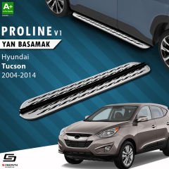 S-Dizayn Hyundai Tucson 2 OEM Still Pro V2 Aluminyum Yan Basamak 173 Cm 2004-2014