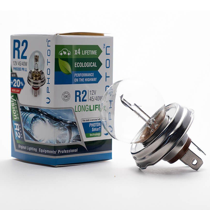 R2 12V Uyumlu 45/40W P45T G40 Ampul