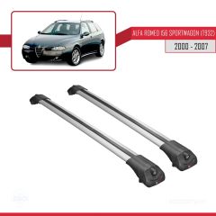 Alfa Romeo 156 Sportwagon (T932) 2000-2007 Arası ile uyumlu ACE-1 Ara Atkı Tavan Barı GRİ