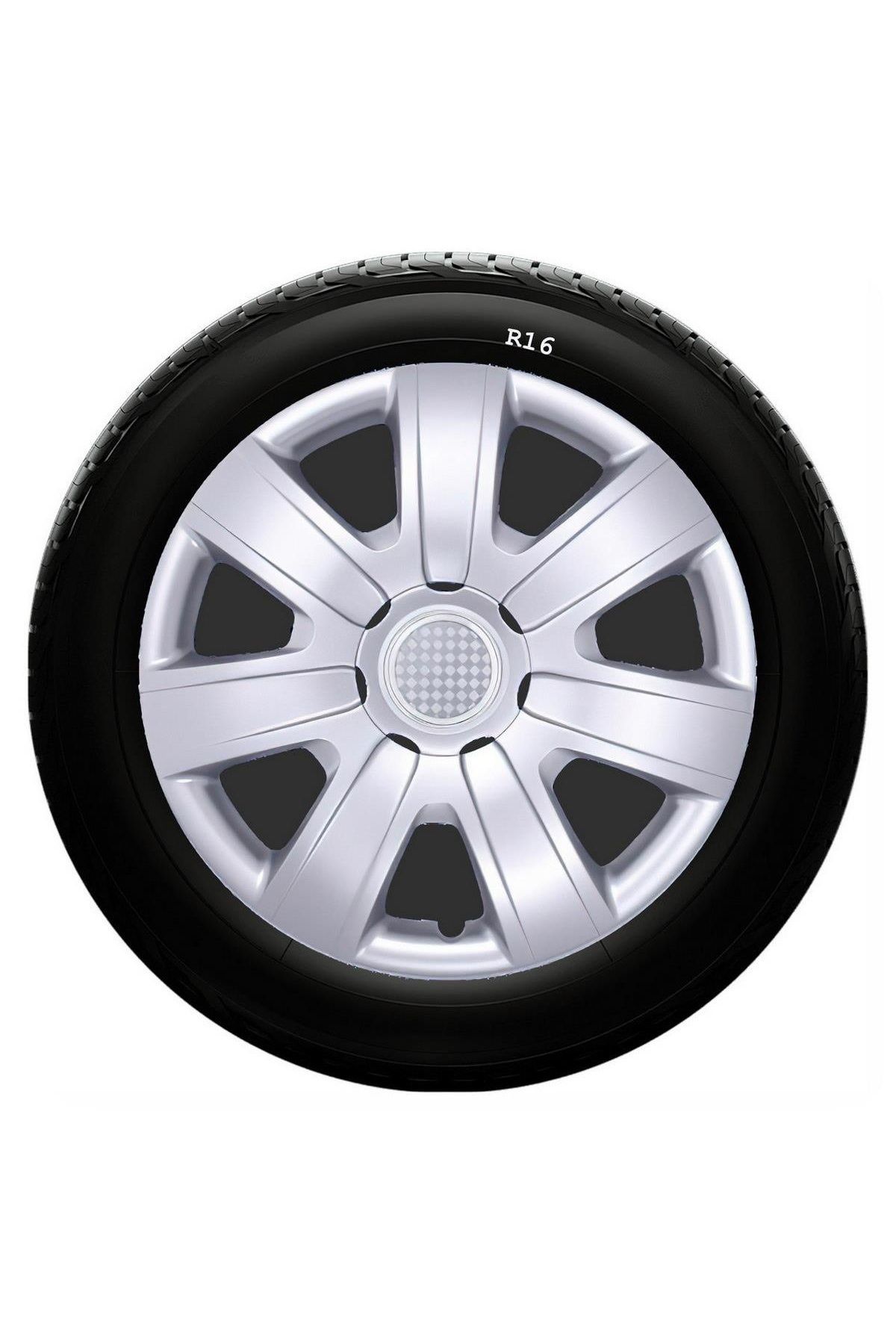 Opel Uyumlu 16 Inç Kırılmaz SKS Jant Kapağı 1 Takım 4 Adet No:415