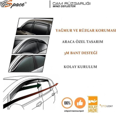 Cam Rüzgarlığı 1.2Mm Kia/Sport 2011-2014 4'Lü Set / Caru370