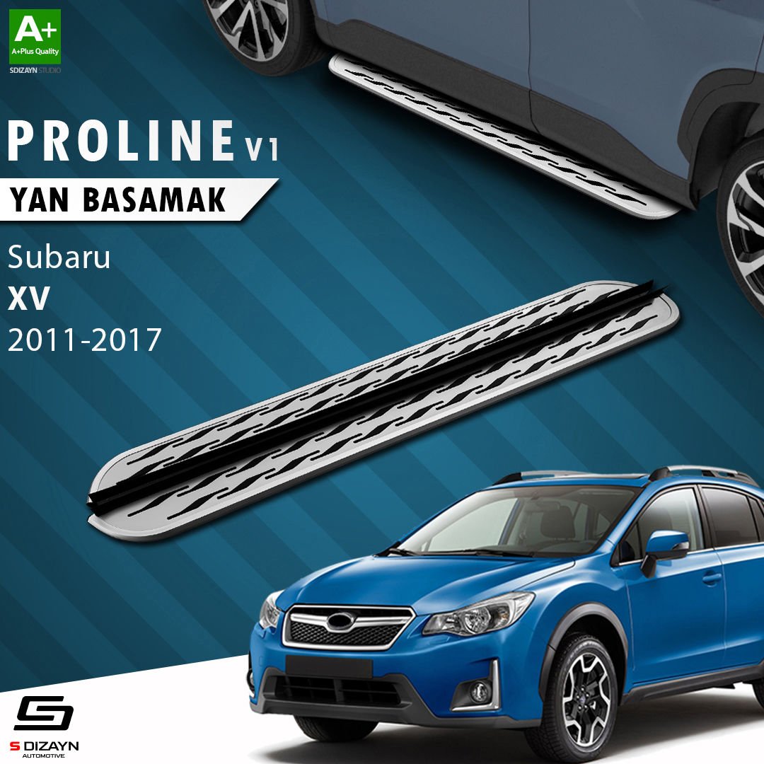 S-Dizayn Subaru XV OEM Still Pro V2 Aluminyum Yan Basamak 173 Cm 2011-2017