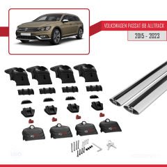 Volkswagen Passat ALLTRACK (B8) 2015-2023 Arası ile uyumlu ACE-2 Ara Atkı Tavan Barı GRİ