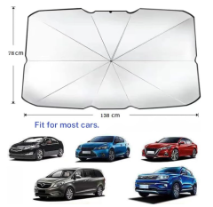 Drs Tuning Universal Tüm Araçlar İçin Araba Ön Cam Güneşlik Katlanabilir Güneşlik Şemsiye Ön Cam Gölgelik ESNEK