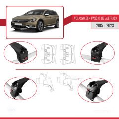 Volkswagen Passat ALLTRACK (B8) 2015-2023 Arası ile uyumlu ACE-2 Ara Atkı Tavan Barı SİYAH