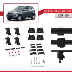 Daihatsu Terios II (J200/F700) 2006-2017 Arası ile uyumlu ACE-4 Ara Atkı Tavan Barı SİYAH