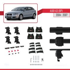 Audi A3 (8P) 2004-2007 Arası ile uyumlu ACE-4 Ara Atkı Tavan Barı SİYAH