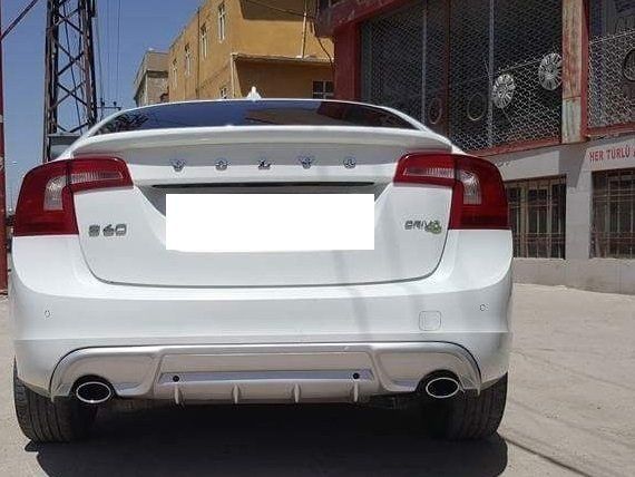 Volvo S60 Uyumlu Arka Difüzör (Egzoz Ucu Hariç)