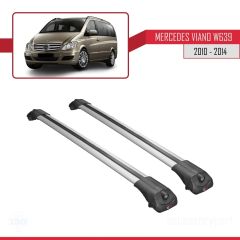 Mercedes Viano 2010-2014 Arası ile uyumlu ACE-1 Ara Atkı Tavan Barı GRİ