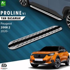 S-Dizayn Peugeot 2008 2 OEM Still Pro V2 Aluminyum Yan Basamak 183 Cm 2020 Üzeri