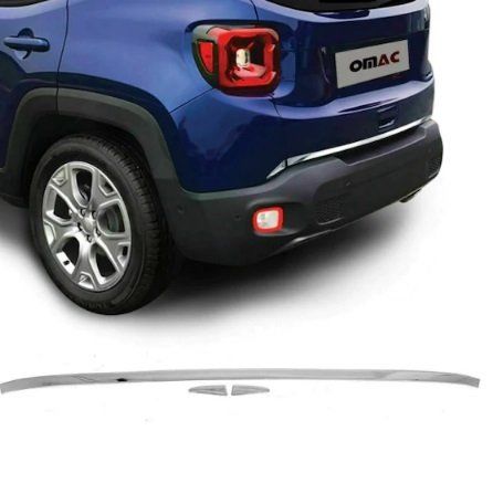 Jeep Renegade Uyumlu 2014 Sonrası Bagaj Alt Çıtası Paslanmaz Krom 3 Parça