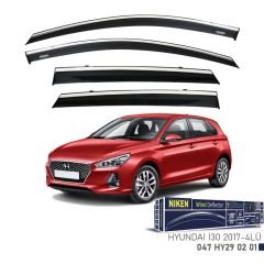 Hyundai İ30 Uyumlu Yeni Kasa 2017-2018 Kromlu Cam Rüzgarlığı Niken