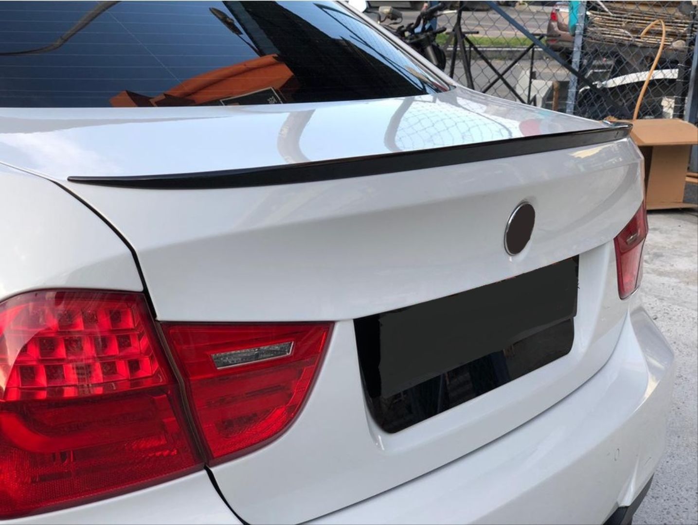 Bmw 3 Uyumlu Serisi E90 2005-2012 Mp Spoiler - Piano Black (Parlak Siyah)