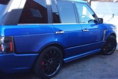 Range Rover Uyumlu Vogue 2002-2012 L322 Cam Çıtası Paslanmaz Çelik Krom