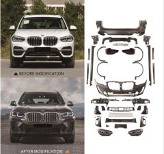 Bmw X3 Uyumlu 18-21 İçin 21+ Facelift Body Kit Parça