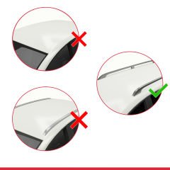 Peugeot 207 SW 2006-2014 Arası ile Uyumlu FLY Model Ara Atkı Tavan Barı SİYAH