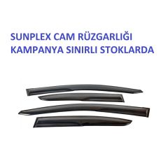 Sunplex Opel Uyumlu Vectra C Cam Rüzgarlığı Mügen Tip 4Lü