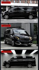 Mercedes W447 Uyumlu Vito Aero Kit (Tavan Rayı-Spoiler-Moon Vızoru)