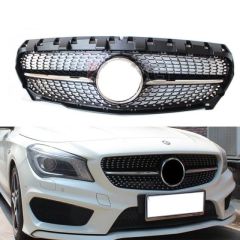 Mercedes W117 Uyumlu 2016 Cla Diamond Panjur - Siyah