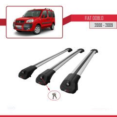 Fiat Doblo 2000-2009 Arası ile uyumlu ACE-1 Ara Atkı Tavan Barı GRİ 3 ADET BAR