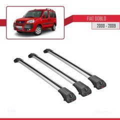 Fiat Doblo 2000-2009 Arası ile uyumlu ACE-1 Ara Atkı Tavan Barı GRİ 3 ADET BAR