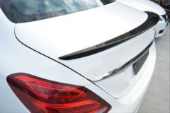 Mercedes W205 Uyumlu 2015-2021 Amg Spoiler - Piano Black (Parlak Siyah)