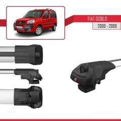 Fiat Doblo 2000-2009 Arası ile uyumlu ACE-1 Ara Atkı Tavan Barı GRİ 4 ADET BAR