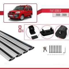 Fiat Doblo 2000-2009 Arası ile uyumlu ACE-1 Ara Atkı Tavan Barı GRİ 4 ADET BAR