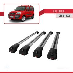 Fiat Doblo 2000-2009 Arası ile uyumlu ACE-1 Ara Atkı Tavan Barı GRİ 4 ADET BAR