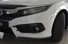 Honda Civic Uyumlu Fc5 2016-2020 Ön Sis Orta Çıta Karbon