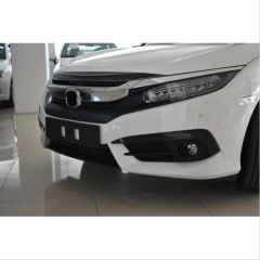 Honda Civic Uyumlu Fc5 2016-2020 Ön Sis Orta Çıta Karbon