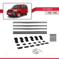 Fiat Doblo 2000-2009 Arası ile uyumlu Basic Model Ara Atkı Tavan Barı GRİ 3 ADET