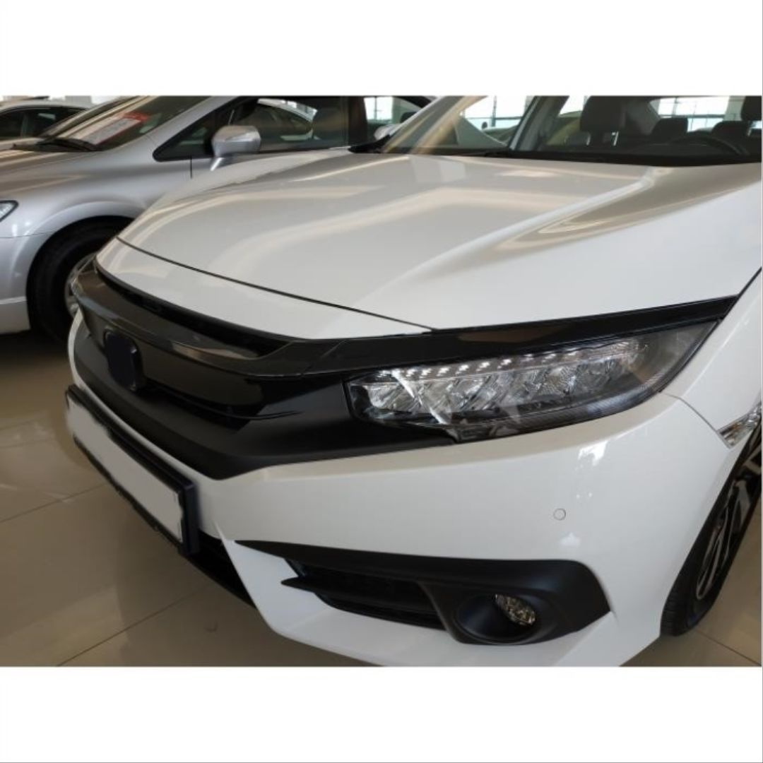 Honda Civic Uyumlu Fc5 2016-2020 Ön Panjur Kaplama Piano Black