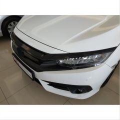 Honda Civic Uyumlu Fc5 2016-2020 Ön Panjur Kaplama Piano Black