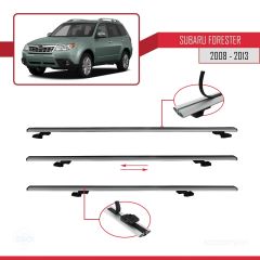 Subaru Forester 2008-2013 Arası ile uyumlu Basic Model Ara Atkı Tavan Barı GRİ 3 ADET