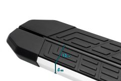 Peugeot 3008 2009-2016 Drs New Line Serisi Aluminyum Kenar Yan Basamak 183 Cm