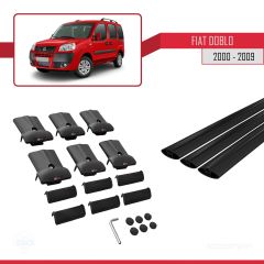 Fiat Doblo 2000-2009 Arası ile uyumlu FLY Model Ara Atkı Tavan Barı SİYAH 3 ADET BAR