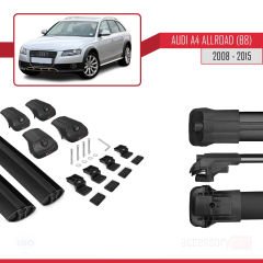 Audi A4 (B8) Allroad 2008-2015 Arası ile uyumlu ACE-1 Ara Atkı Tavan Barı SİYAH