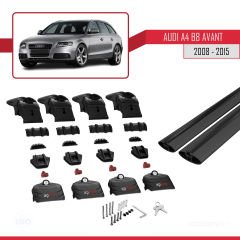 Audi A4 (B8) AVANT 2008-2015 Arası ile uyumlu ACE-2 Ara Atkı Tavan Barı SİYAH