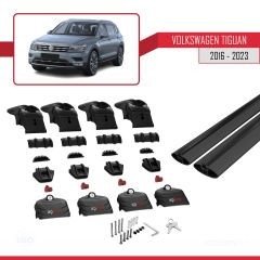 Volkswagen Tiguan 2016-2023 Arası ile uyumlu ACE-2 Ara Atkı Tavan Barı SİYAH