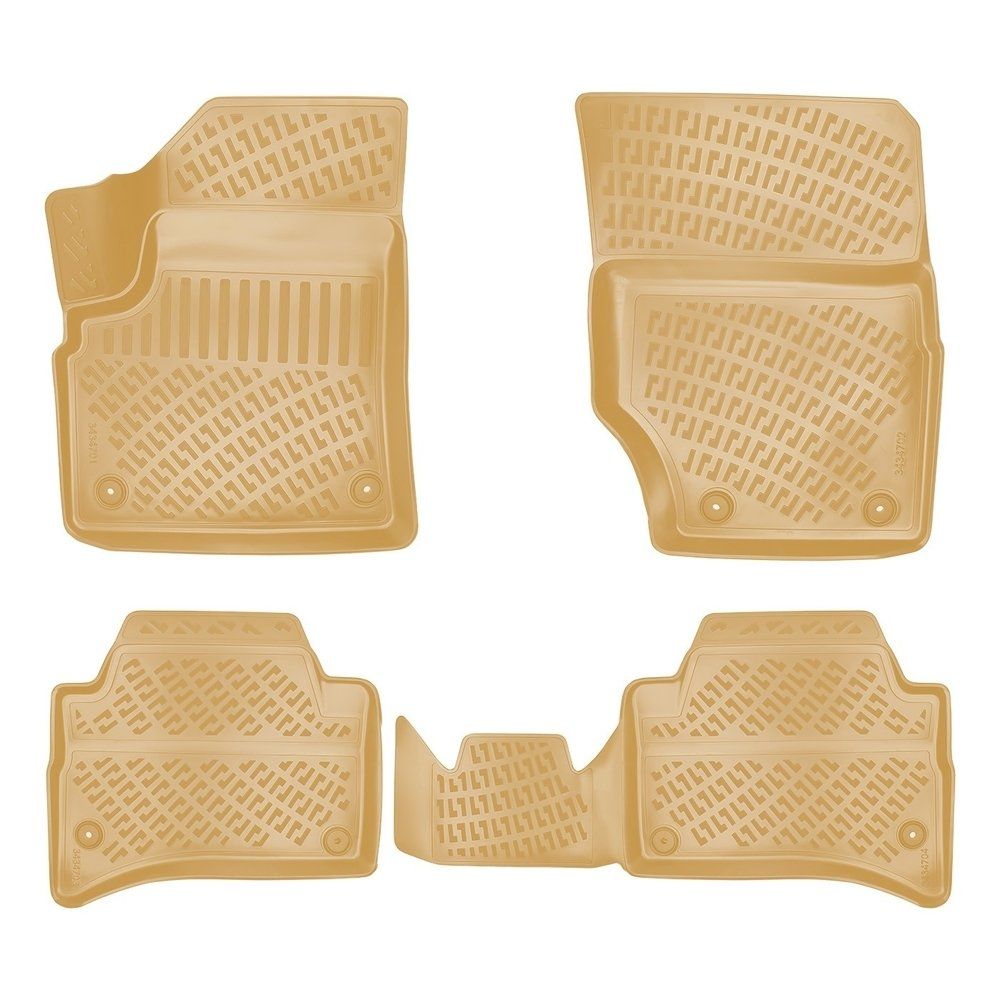 Ford Mondeo Uyumlu 2007-2014 3D Havuzlu Bej Paspas Seti
