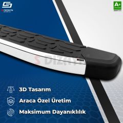 S-Dizayn VW Tiguan 3 Evo Krom Yan Basamak 183 Cm 2024 Üzeri