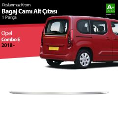 Opel Combo Uyumlu E Krom Bagaj Camı Alt Çıtası 2018 Ve Üzeri