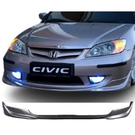 Honda Civic Uyumlu Vtec2 (2004-2007) S2000 Style Ön Tampon Ek (Plastik)