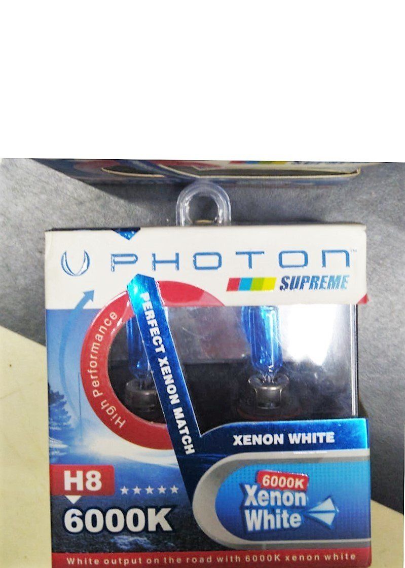 Supreme Vision Uyumlu H8 H11 6000K Xenon White Ampul