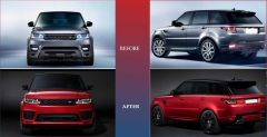 Range Rover Uyumlu Sport 2014-2017 Facelift 2018+ Body Kit (L494 Makyajlama)